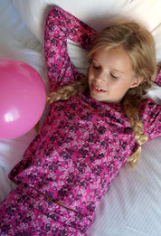 Pyjama-Set Sabine mit weißen Streifen