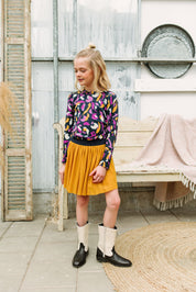 B.Nosy Fires Glitter Rok Geel
