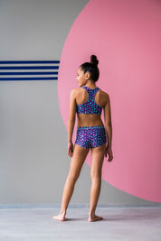 ANNIE Wende-Bikini Aqua-Lila