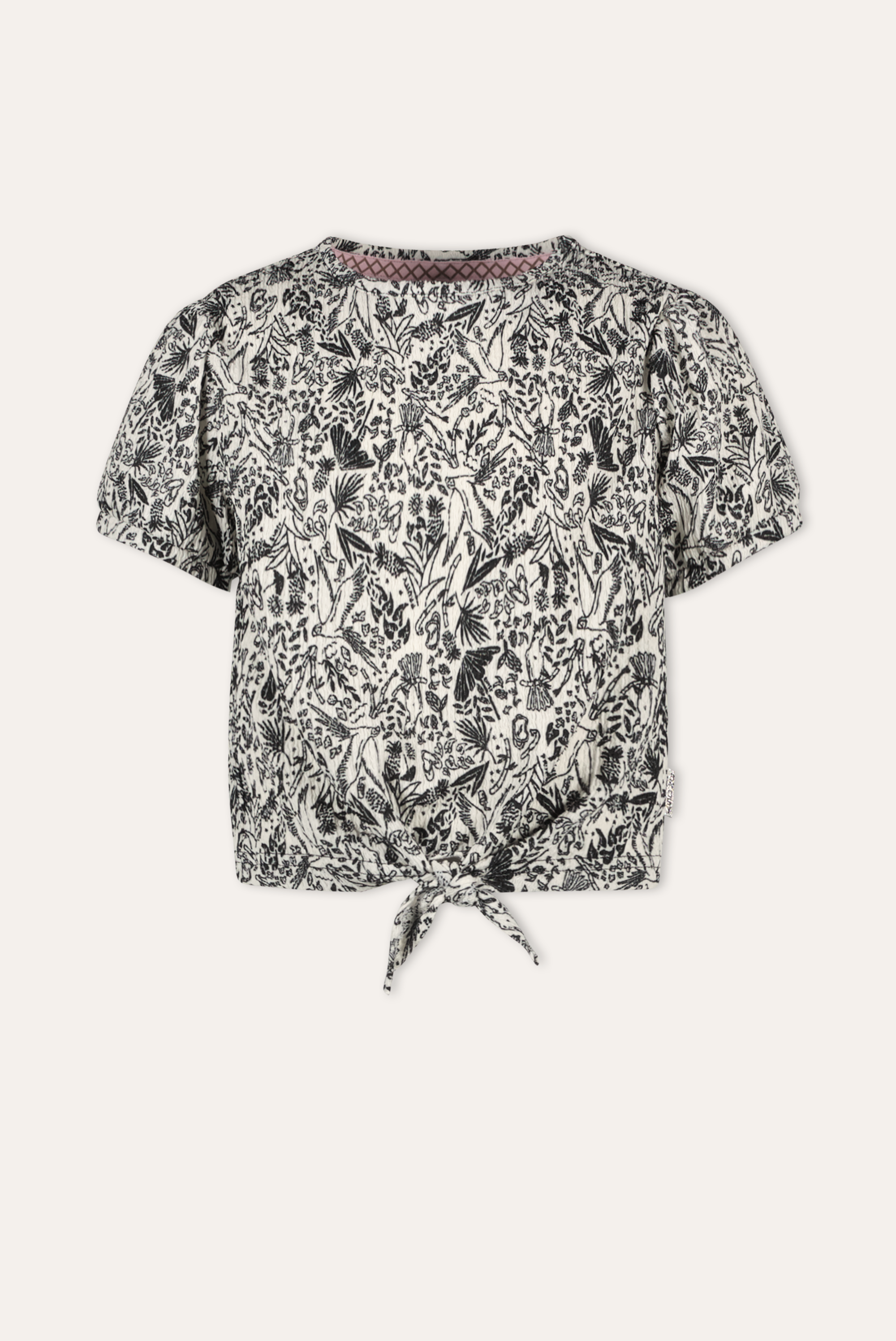 B.Nosy Milou T-Shirt Zwart-Wit