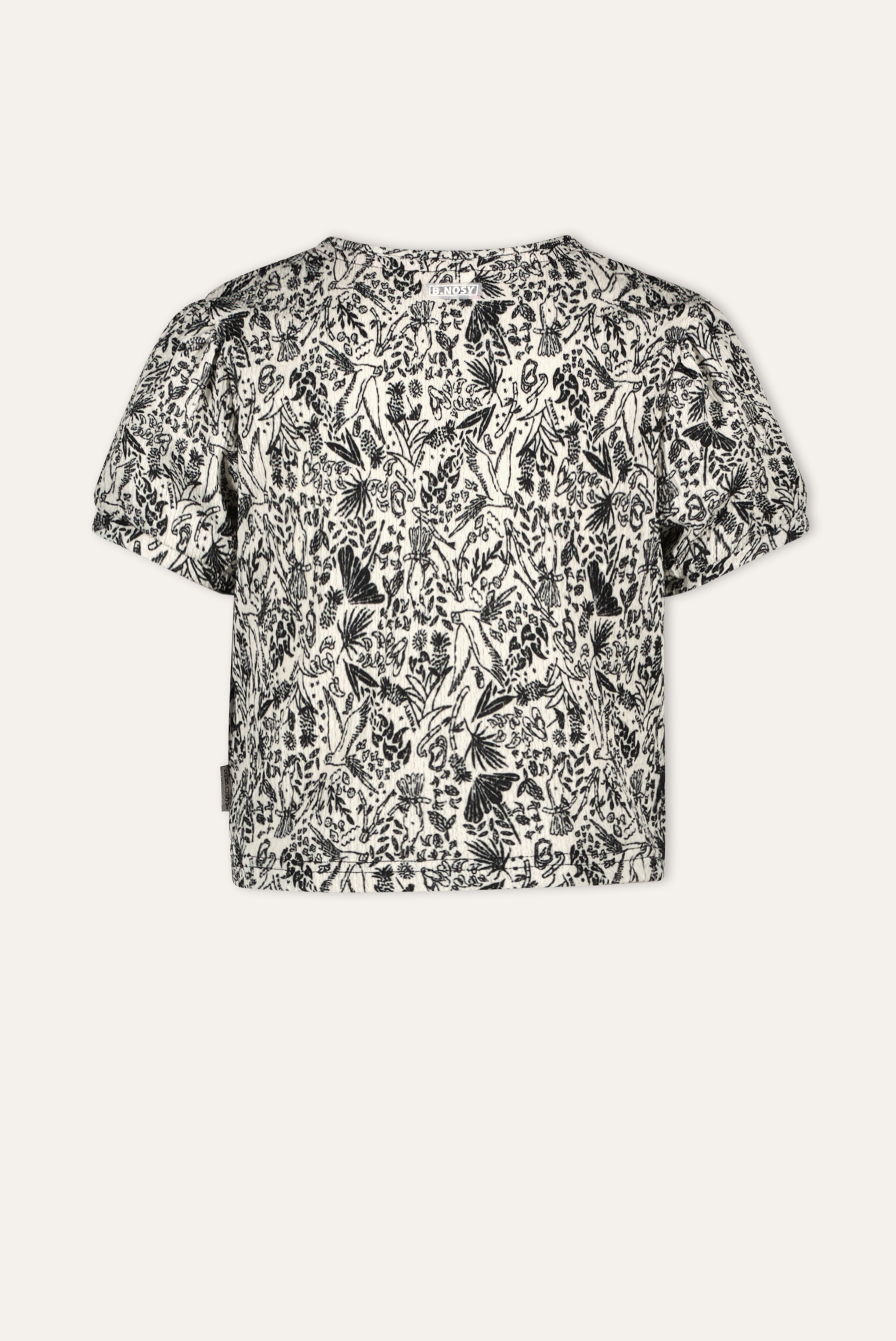 B.Nosy Milou T-Shirt Zwart-Wit