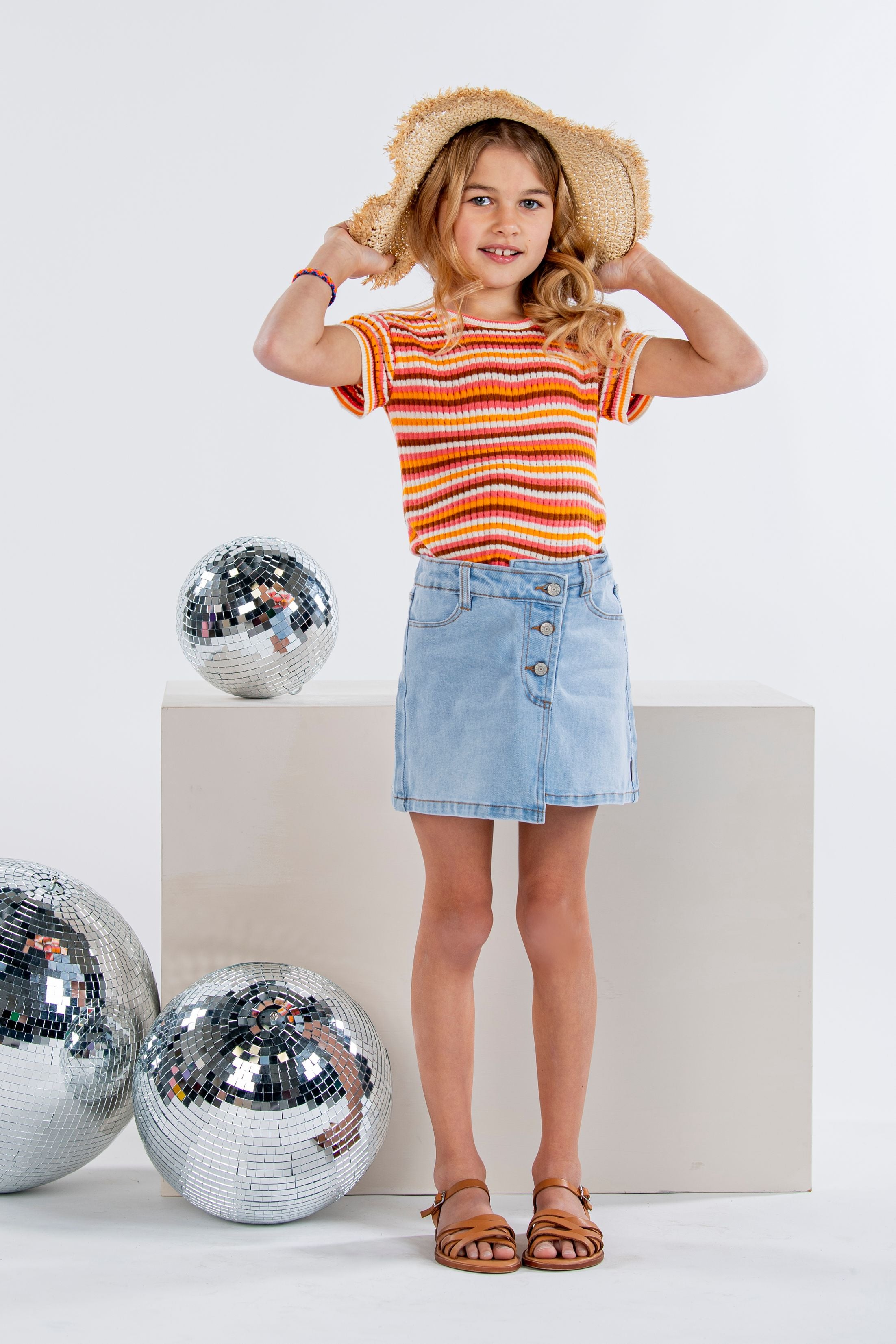 BETTY gestreiftes Ripp-T-Shirt