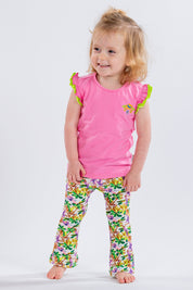 B.Nosy Gillian Flared Broek Tropical
