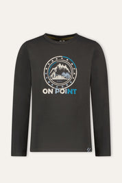 TOBIAS T-Shirt Anthrazit