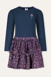 DIANA dress floral print / blue