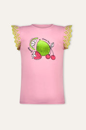 B.Nosy T-shirt Taria roze Lemon