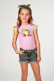 B.Nosy T-shirt Taria roze Lemon