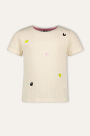 B.Nosy T-shirt Tiff wit Lemon