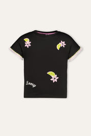 B.Nosy T-shirt Tanja zwart Lemon