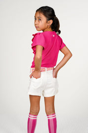 B.Nosy T-shirt Teddie roze Mesmerized