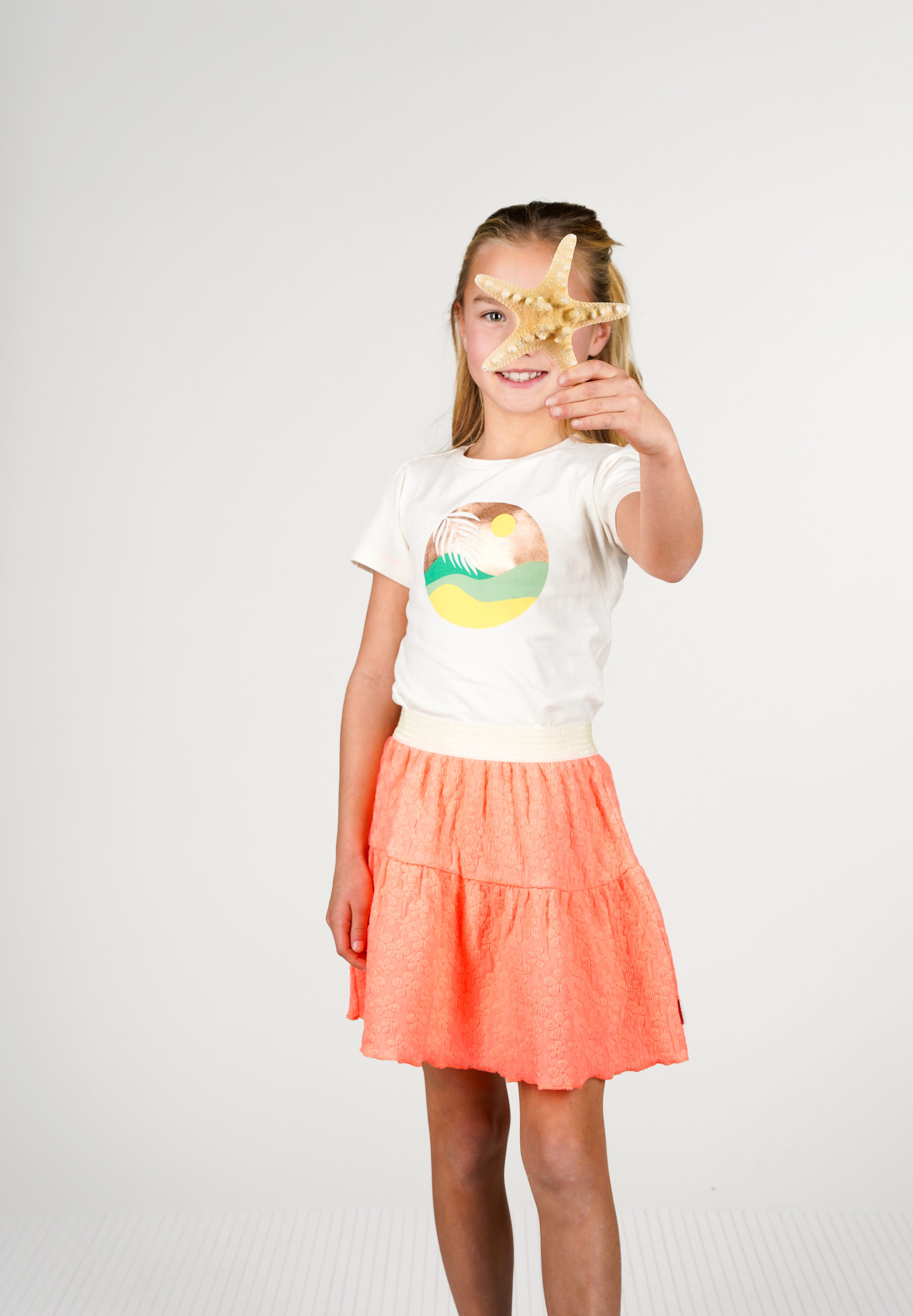 B.Nosy rok Romy neon peach Blossom