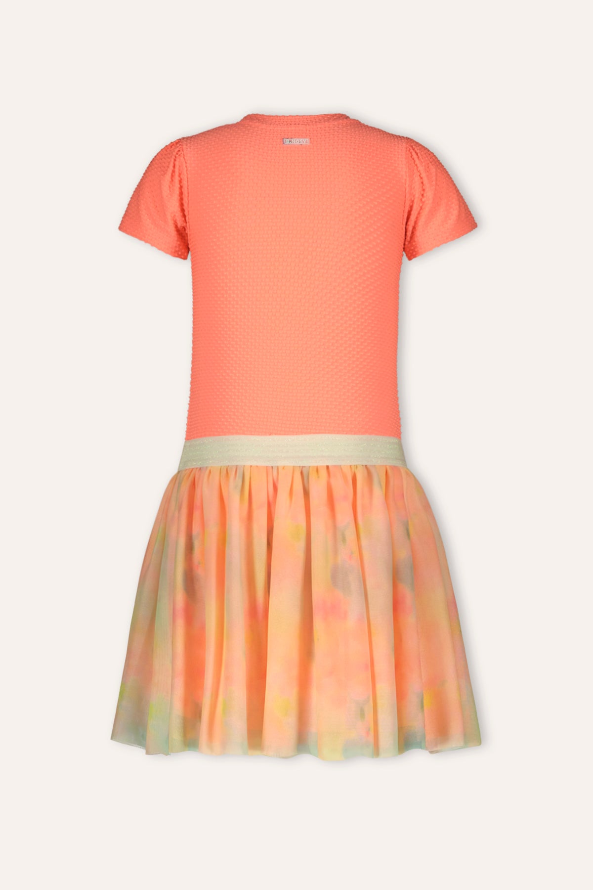 B.Nosy jurk Deanna neon peach Blossom