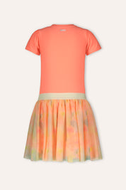 B.Nosy jurk Deanna neon peach Blossom