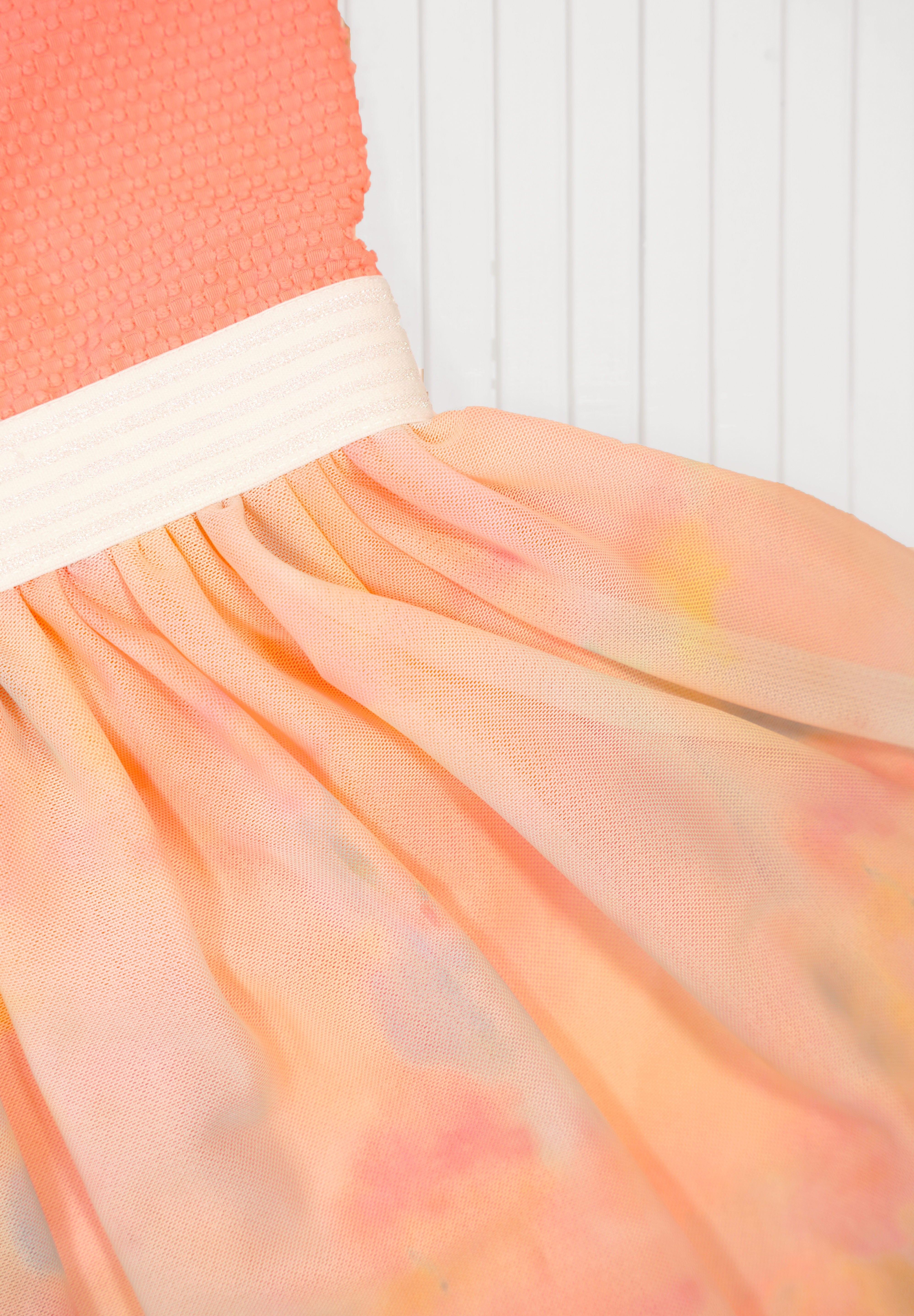 B.Nosy jurk Deanna neon peach Blossom