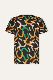 B.Nosy T-shirt Timmy zwart Smiley