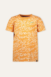 B.Nosy T-shirt Timmy oranje Smiley