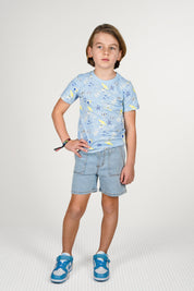 B.Nosy T-shirt Timmy blauw Sailing