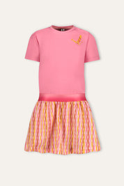 B.Nosy Mini's jurk Dorsi roze Mesmerized