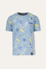 B.Nosy Mini's T-shirt Timmy blauw Sailing