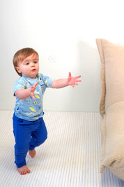 B.Nosy Mini's T-shirt Timmy blauw Sailing