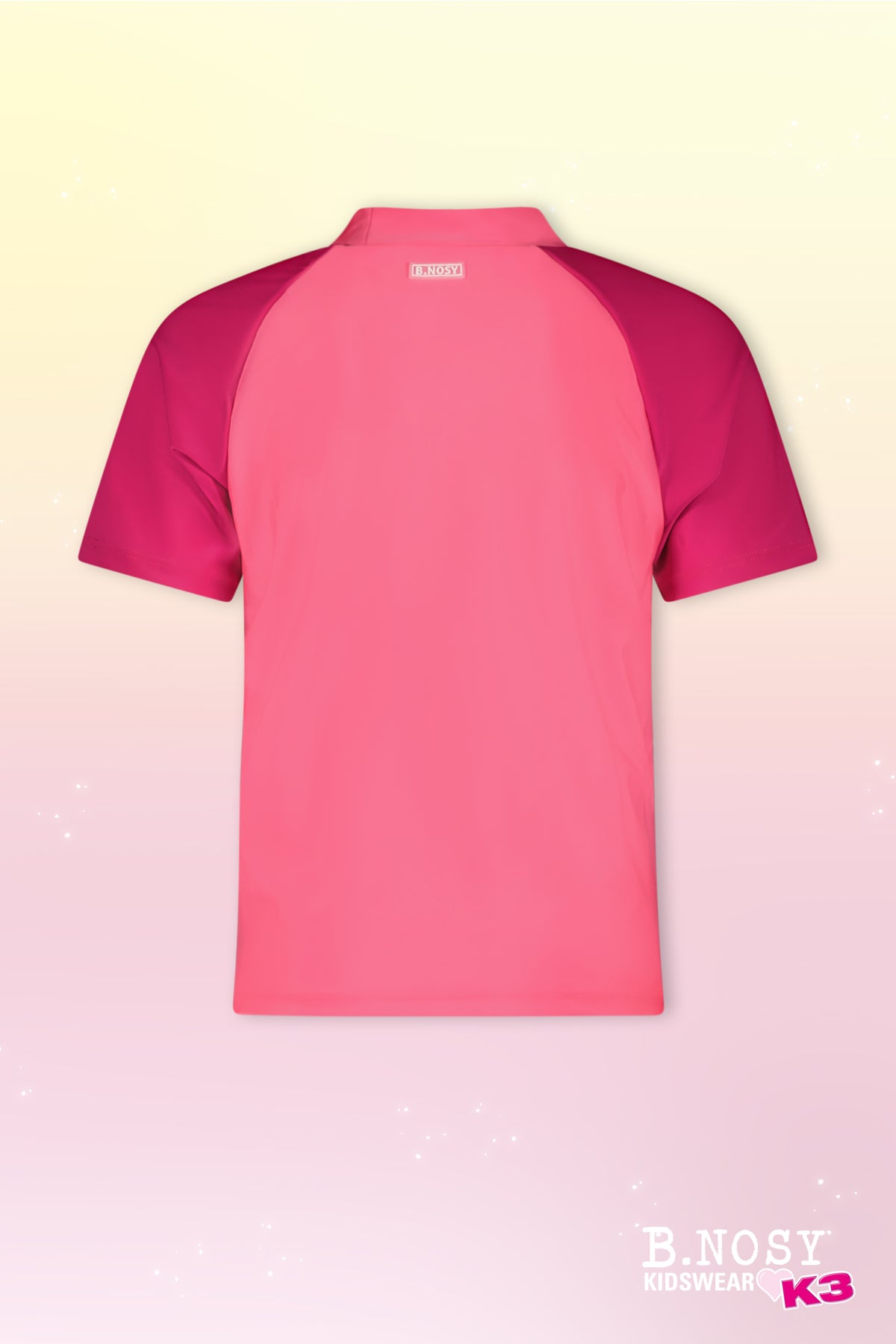 B.Nosy x K3 UV-shirt Water roze