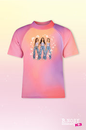 B.Nosy x K3 UV-shirt Water paars
