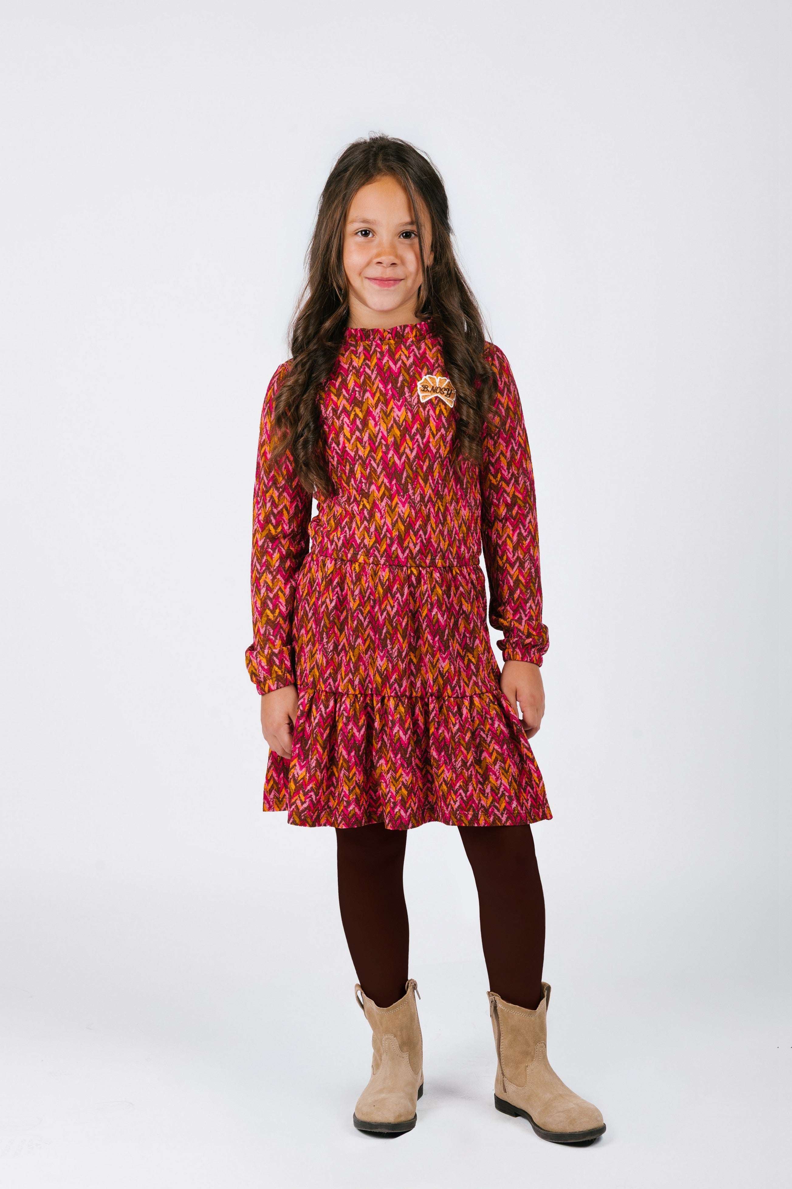 Dalia Jurk Zigzag Roze