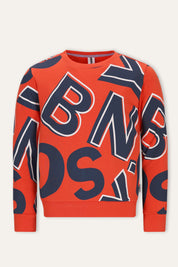 Scott Sweater Print Rood