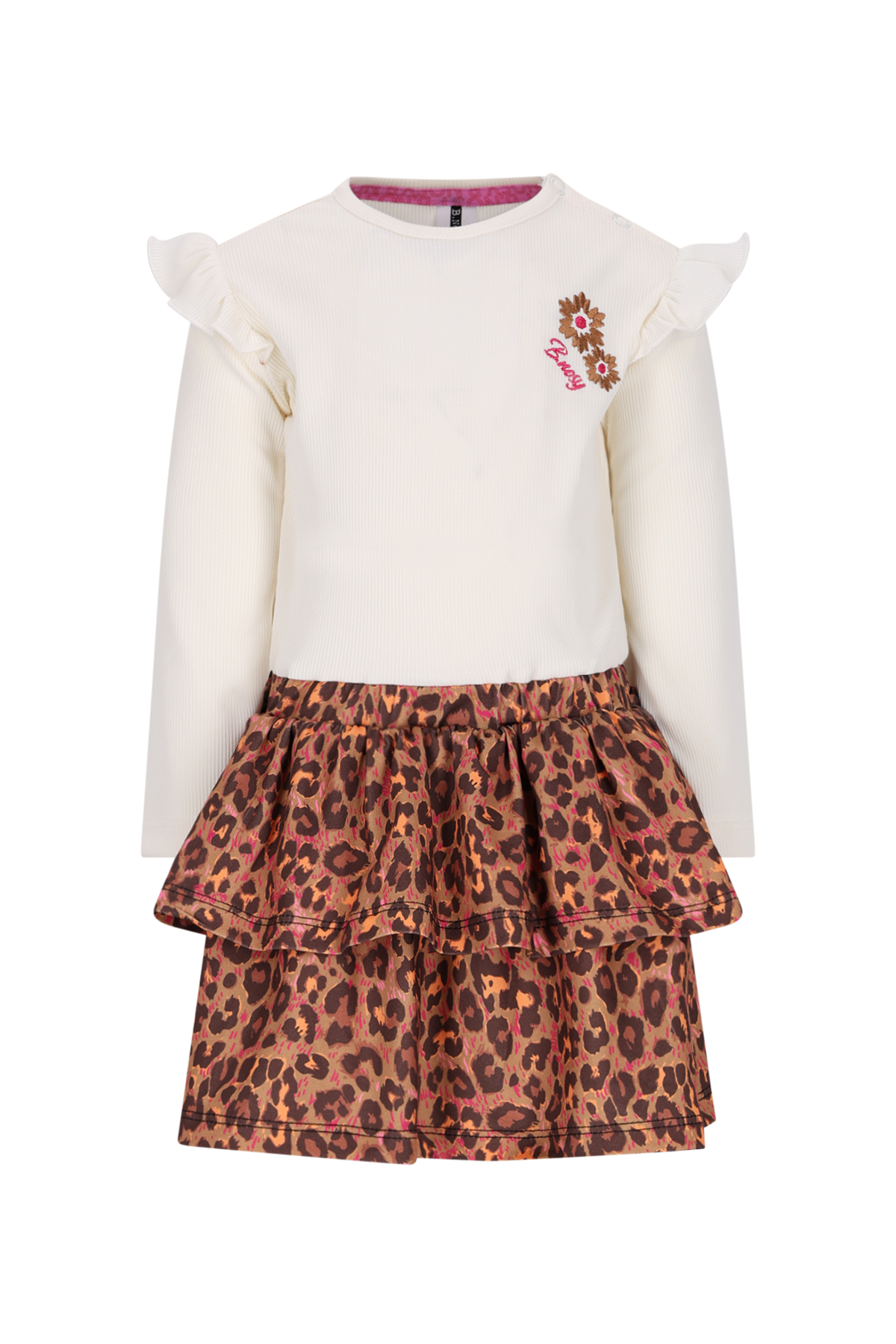 Mini Daphne Jurk Ecru