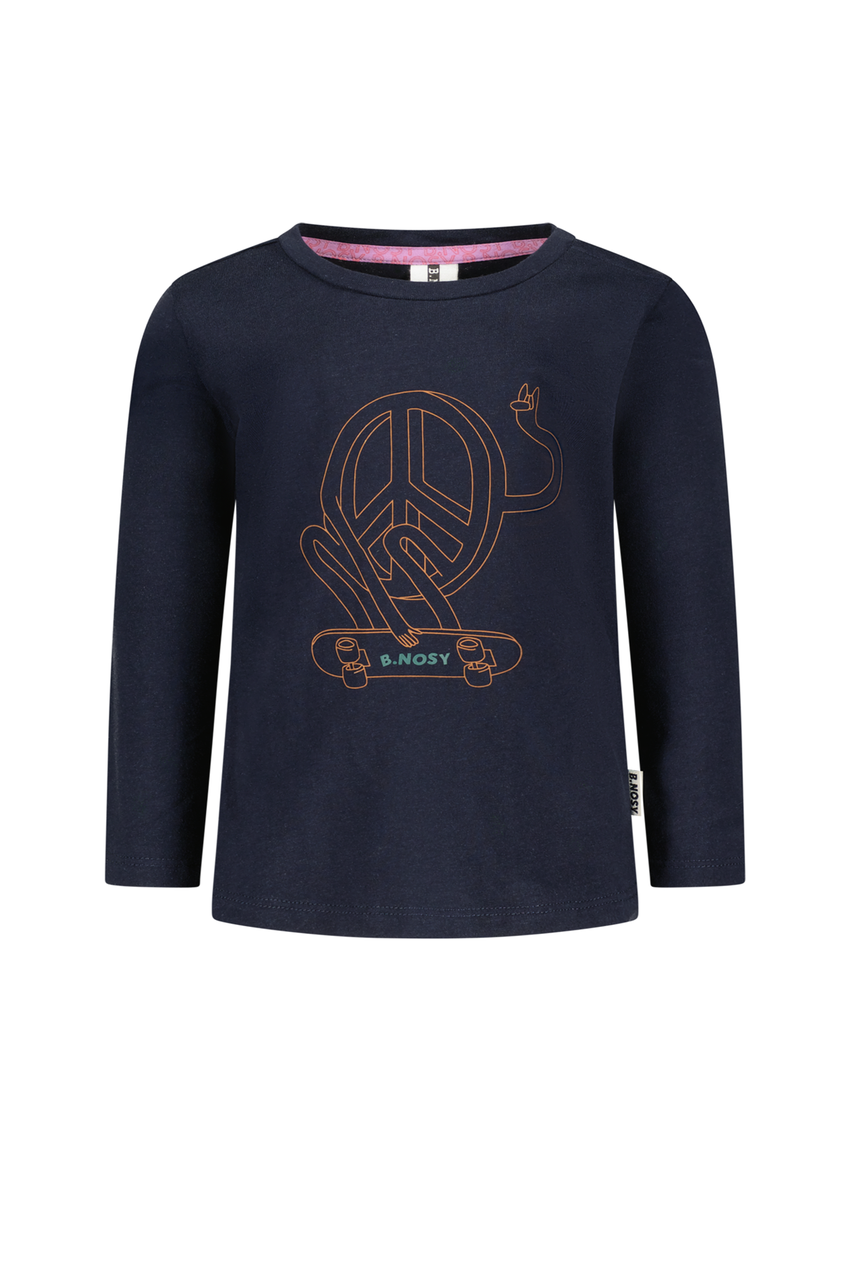 Mini Trevor Long Sleeve Blauw