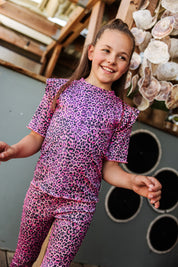 Priya flare broek luipaard
