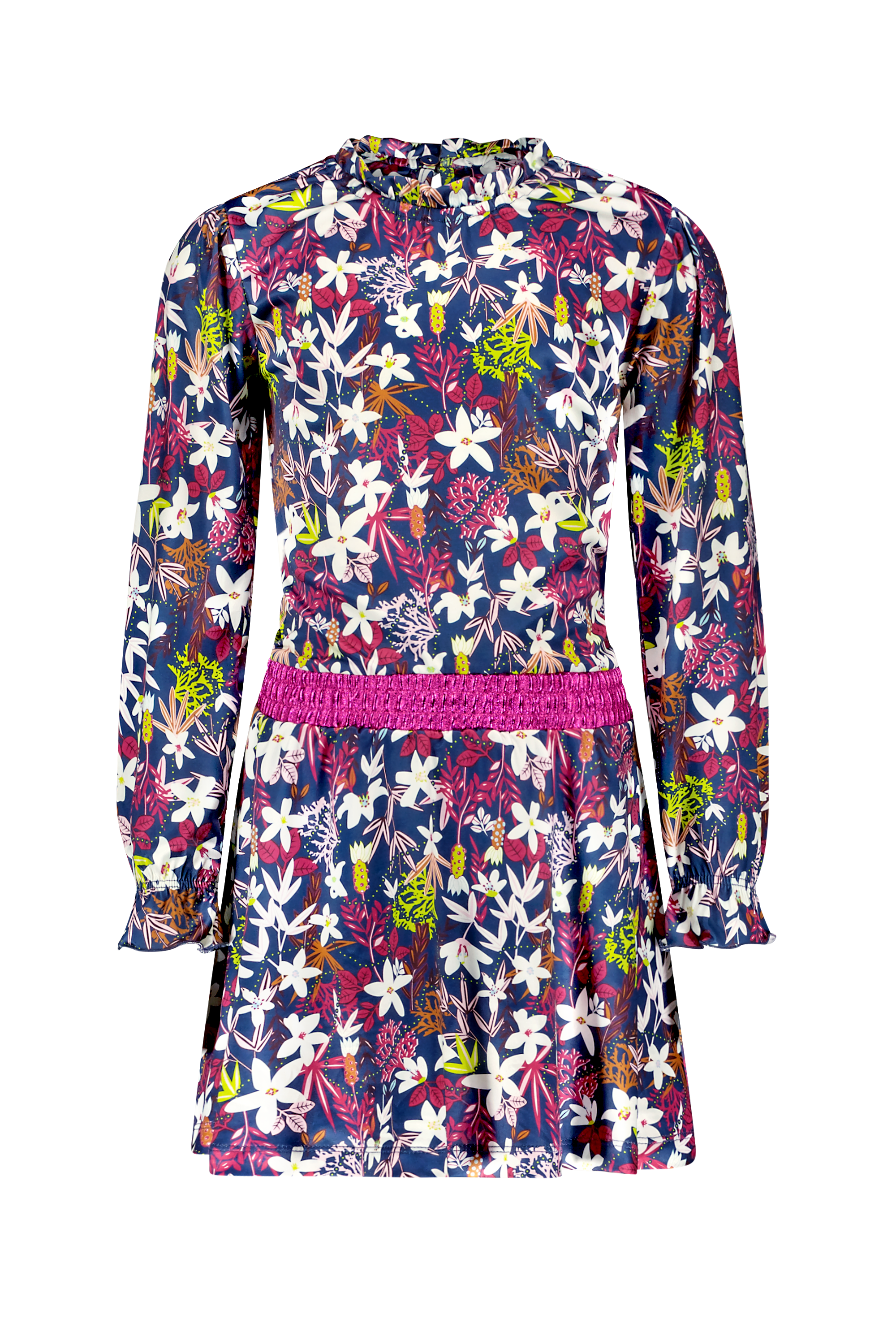Girls dress with belle flower ao top and metallic skirt Cabaret 2026