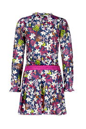 Girls dress with belle flower ao top and metallic skirt Cabaret 2026
