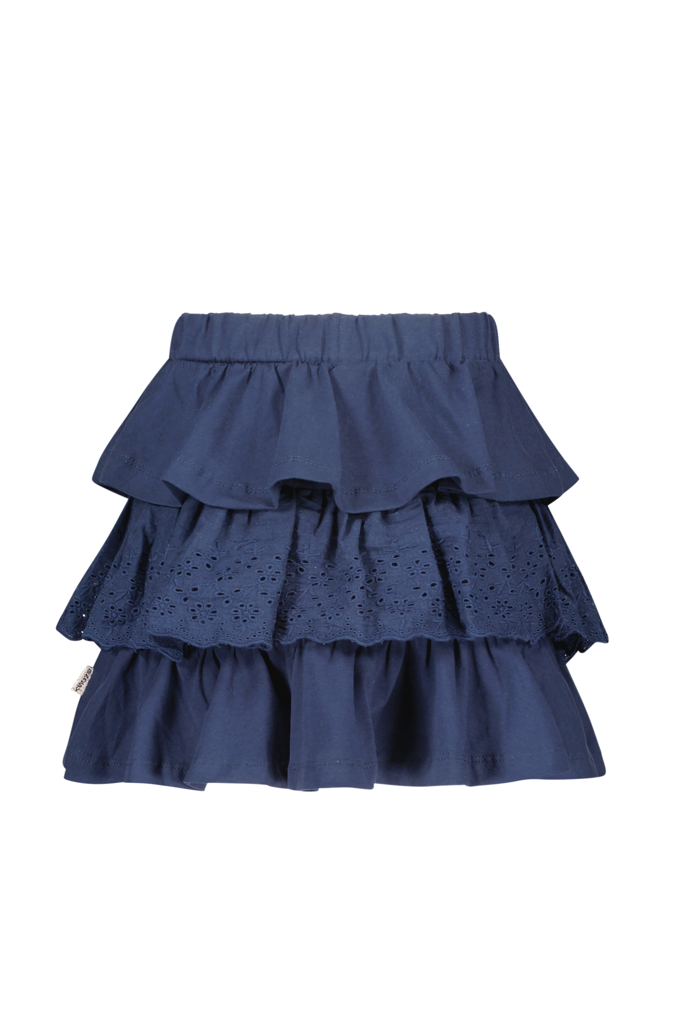 Girls 3 layer skirt. w/ 2nd layer embroidery lace fabric