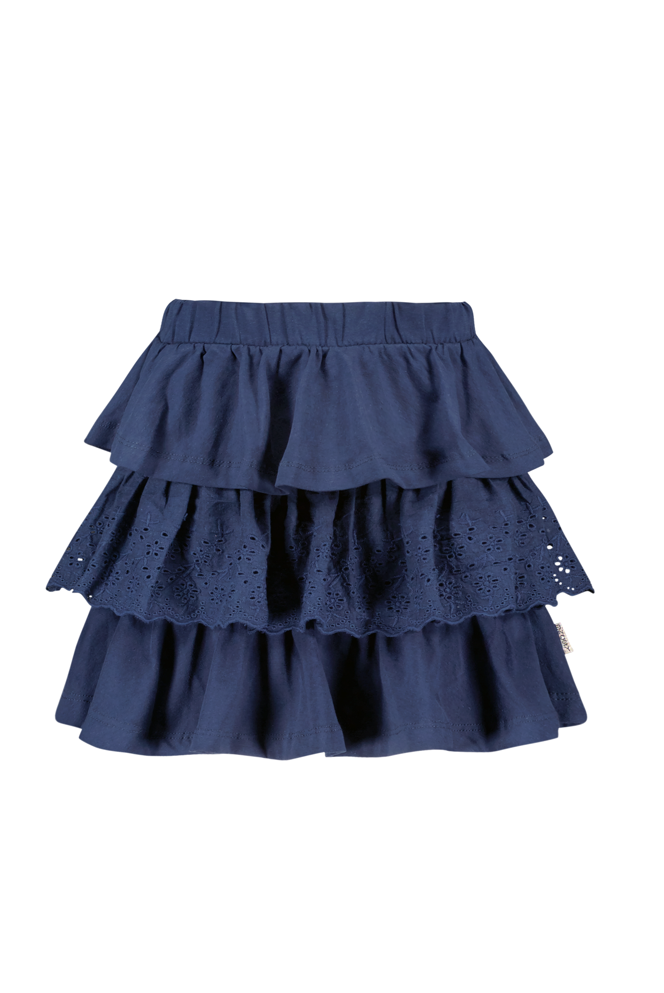 Girls 3 layer skirt. w/ 2nd layer embroidery lace fabric