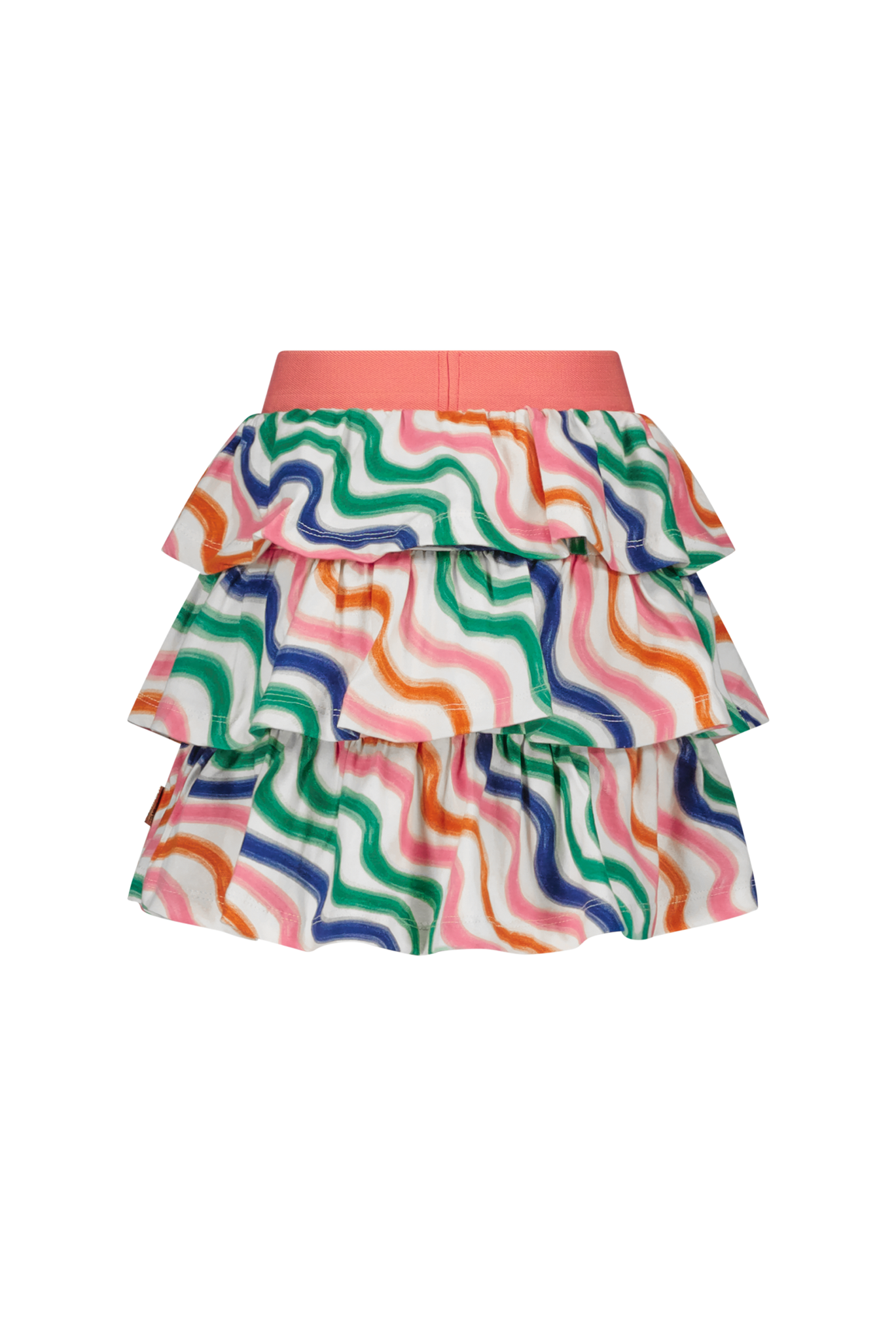 Girls 3-layer jersey skirt w/ allover print