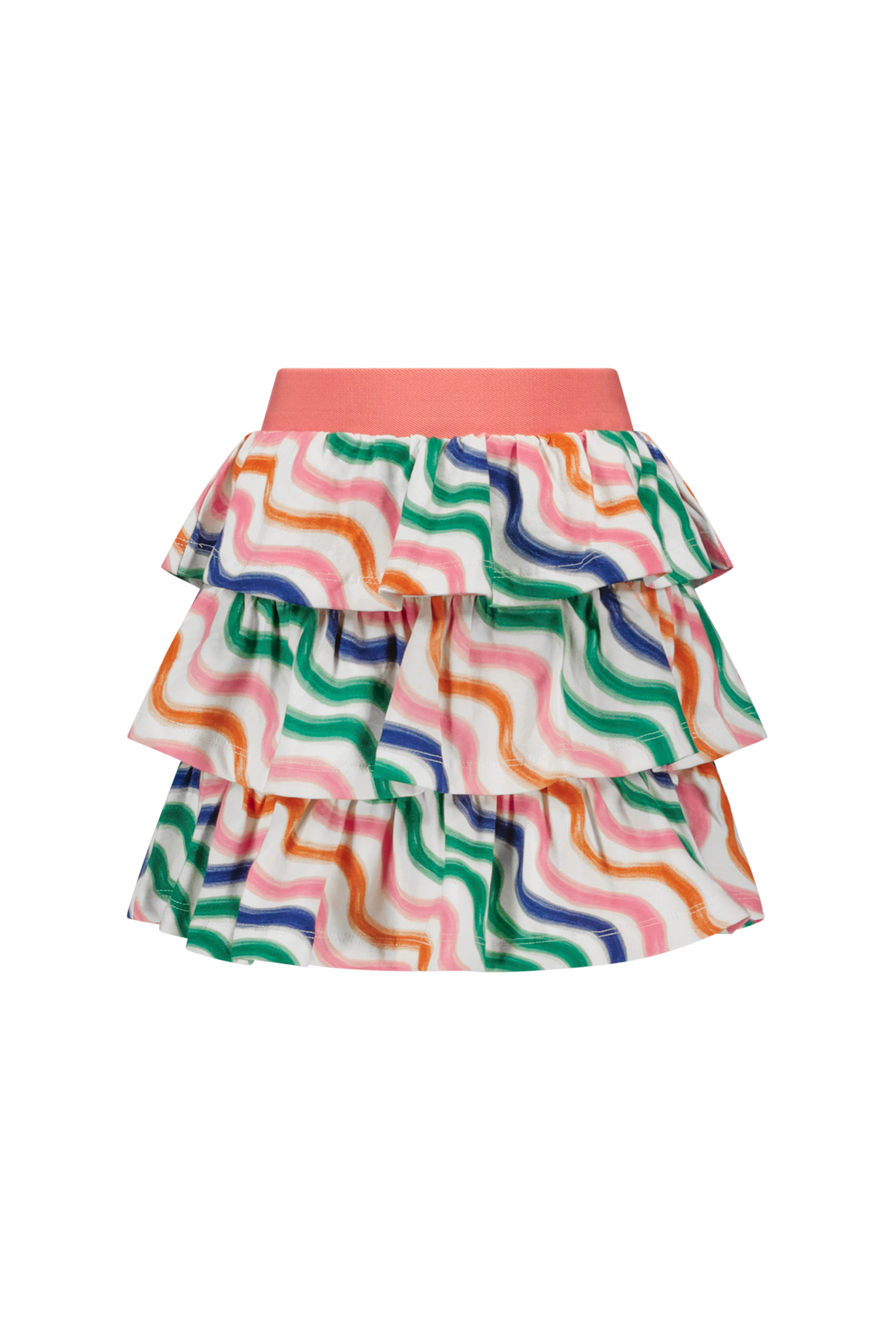 Girls 3-layer jersey skirt w/ allover print