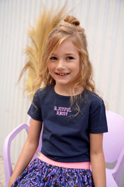 B.Nosy Girls Dress Wit Leo Skirt And Solid Jersey Top