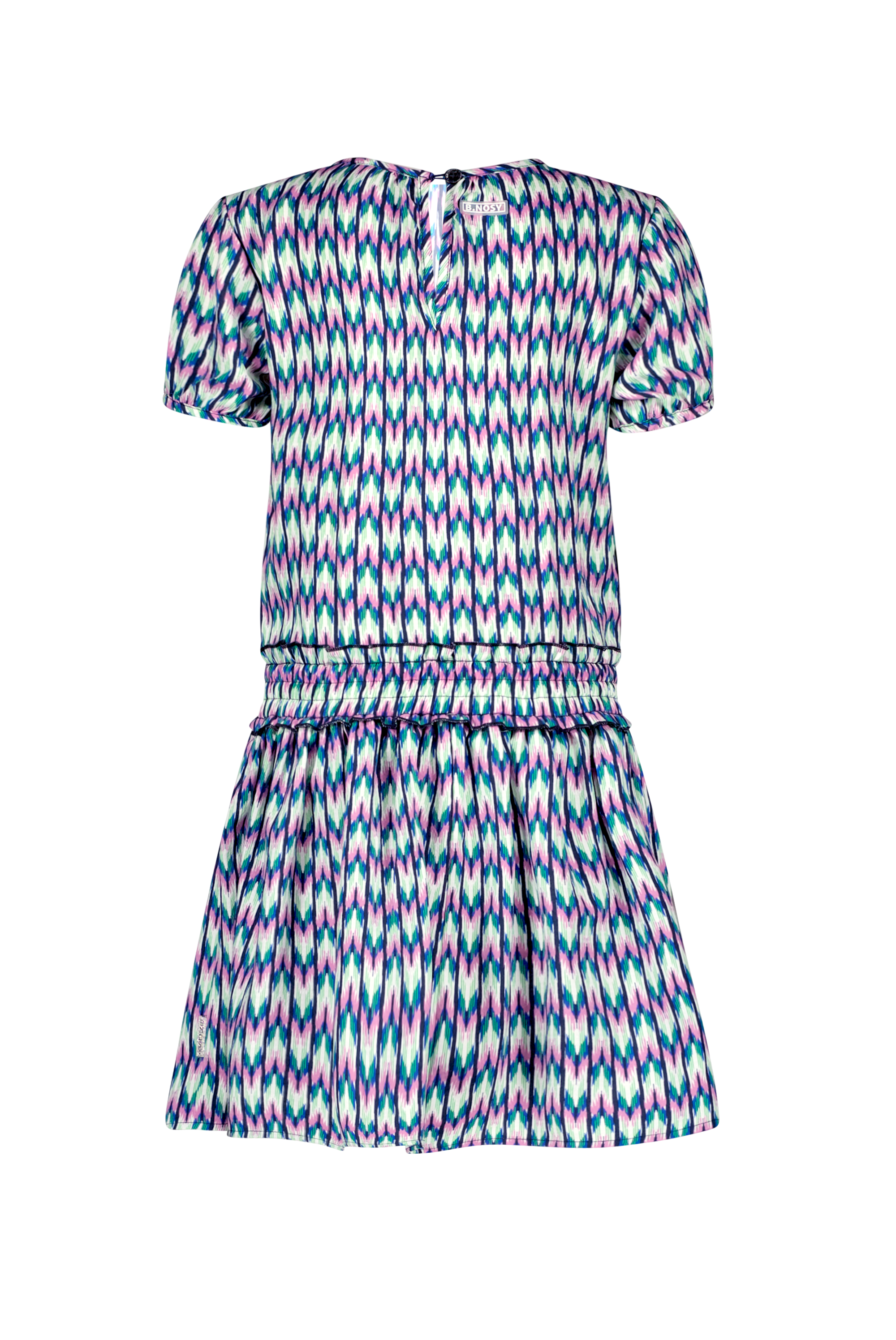 B.Nosy Mädchenkleid mit kurzen Ärmeln