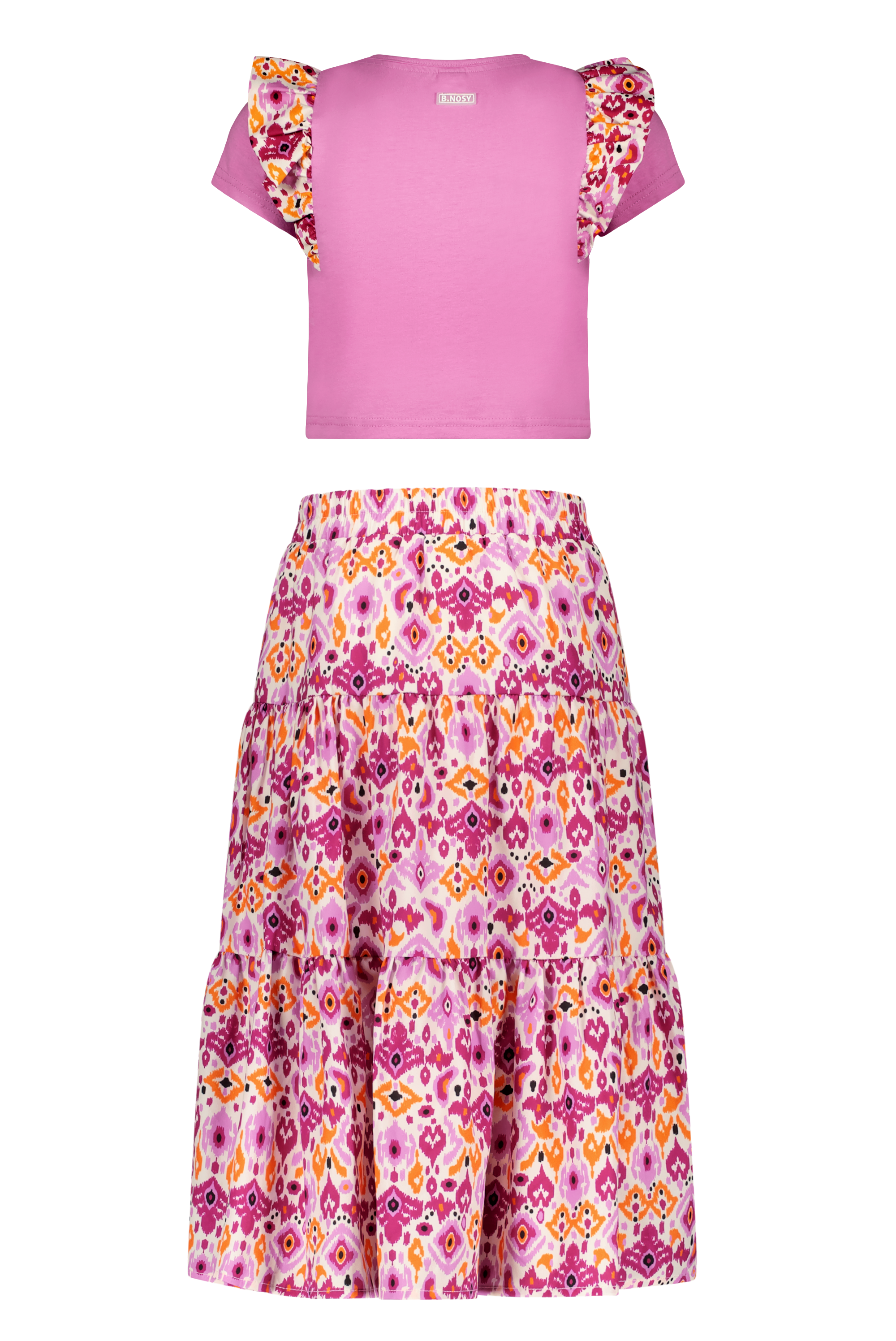 Girls 2-piece set: midi skirt + crop top Orchid 2026