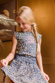 B.Nosy Girls Sleeveless Dress With Smocked Waistband