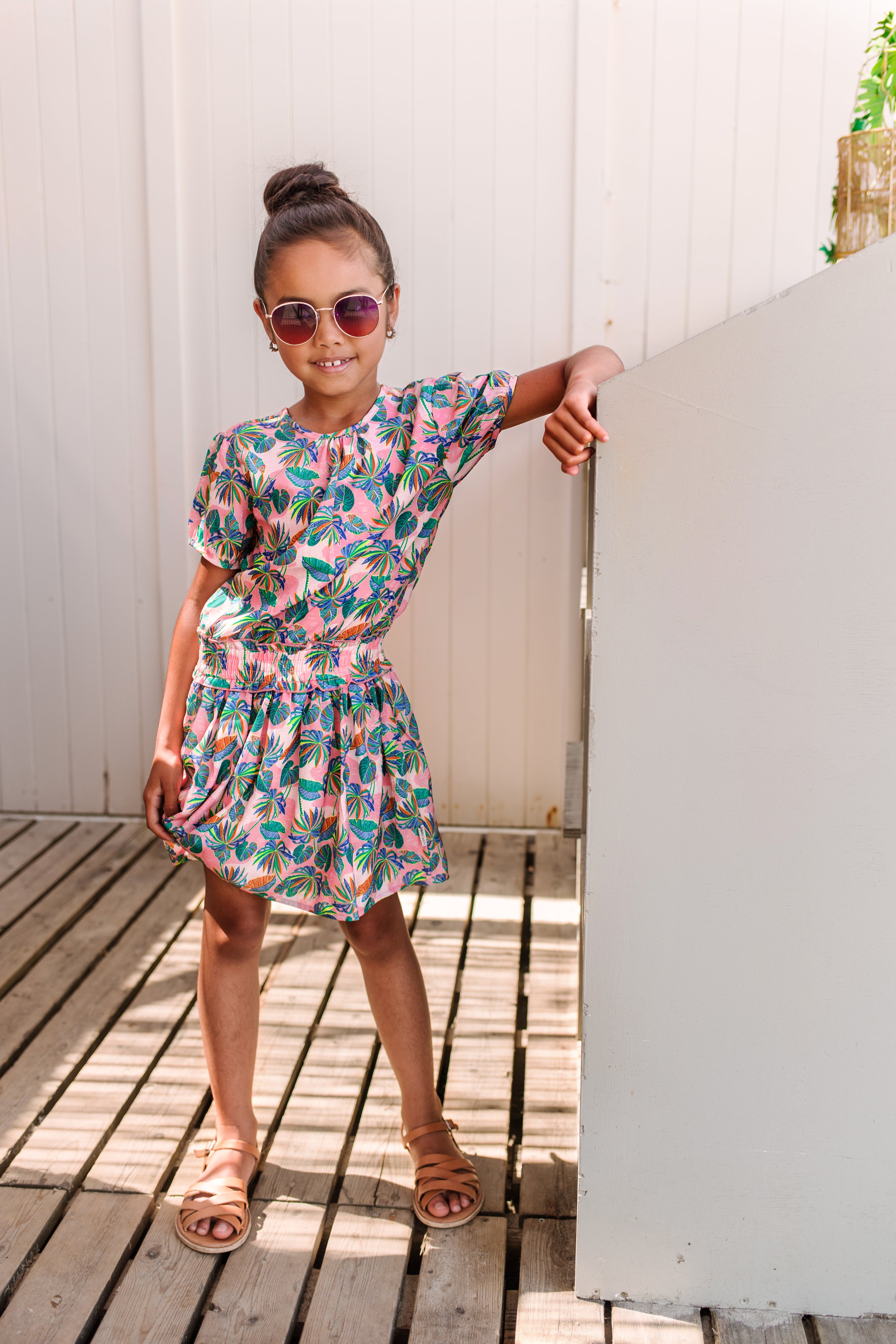 B.Nosy Mädchenkleid mit Smock in WB