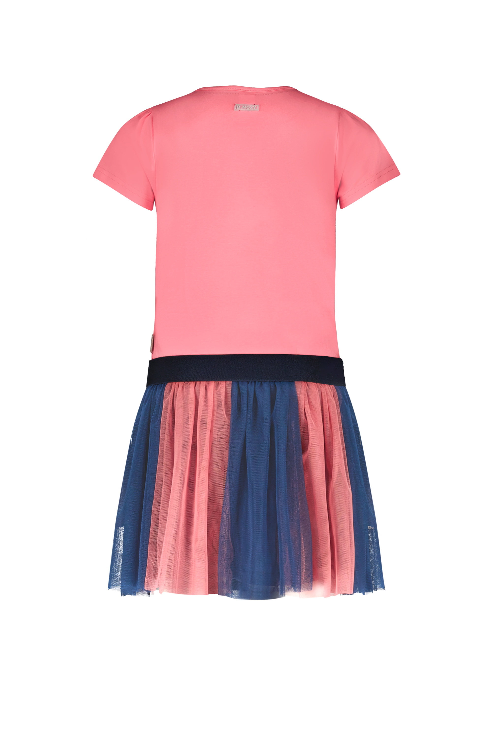 Girls dress w/ jersey top and mesh skirt part Geranium pink 2026
