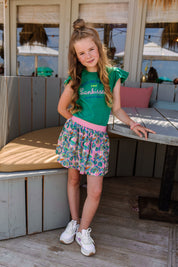 B.Nosy Girls Dress W/ Jersey Top And Woven Skirt Part