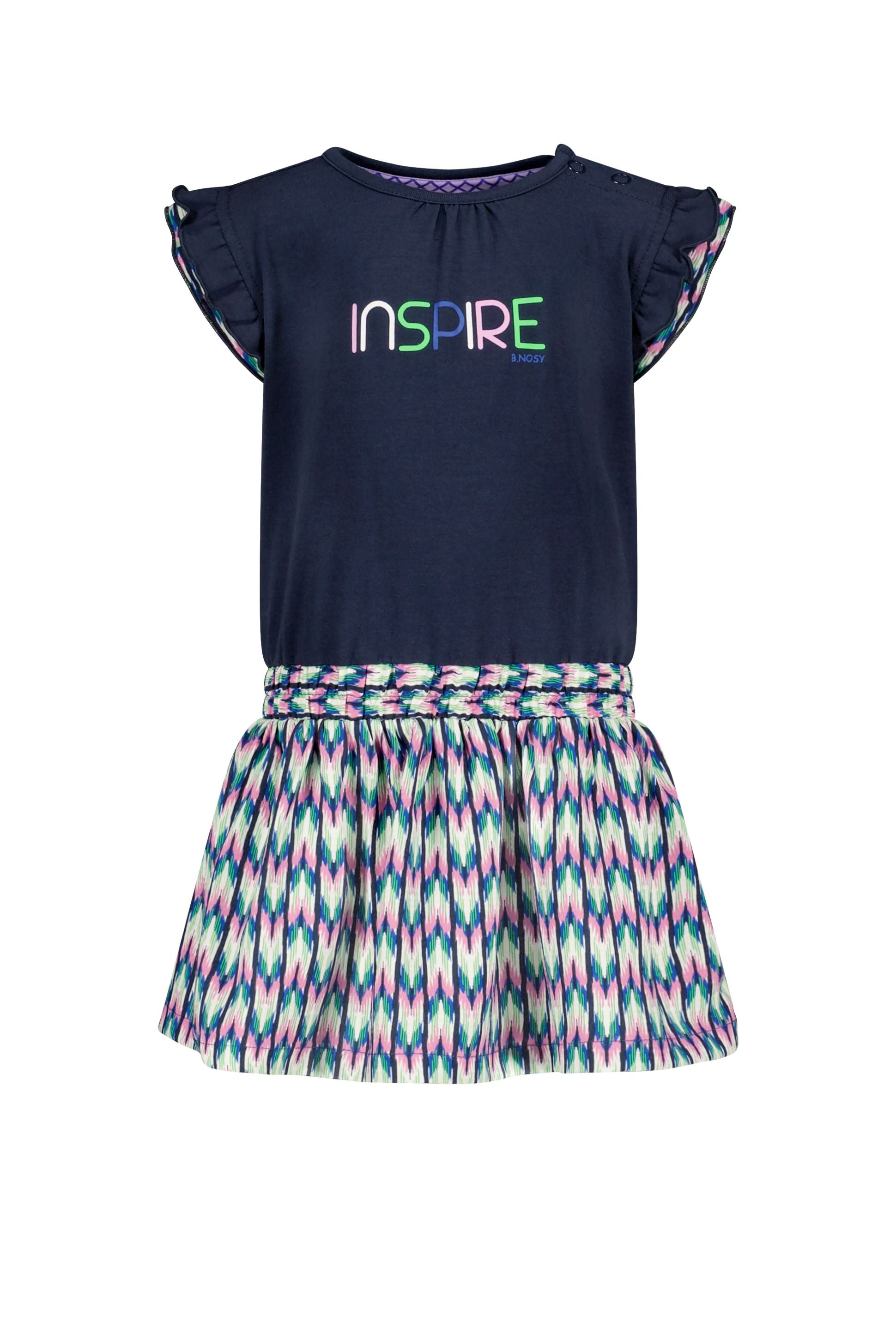 Mini girls dress navy