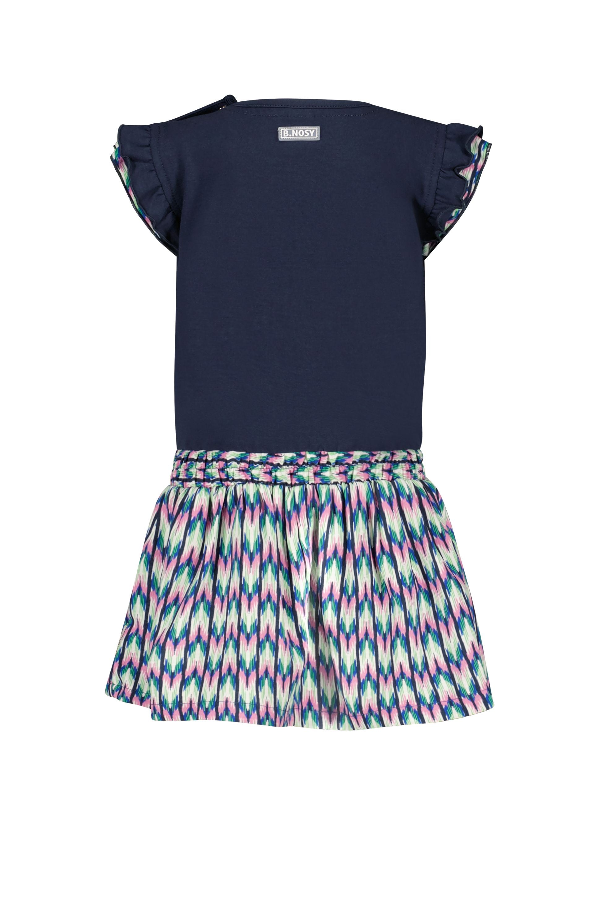 Mini girls dress navy