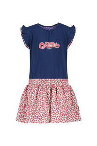 Mini girls dress lake blue - lake blue / 74