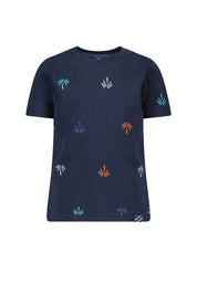 Mini boys t-shirt w/ palm tree aop