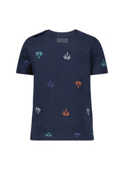 Mini boys t-shirt w/ palm tree aop