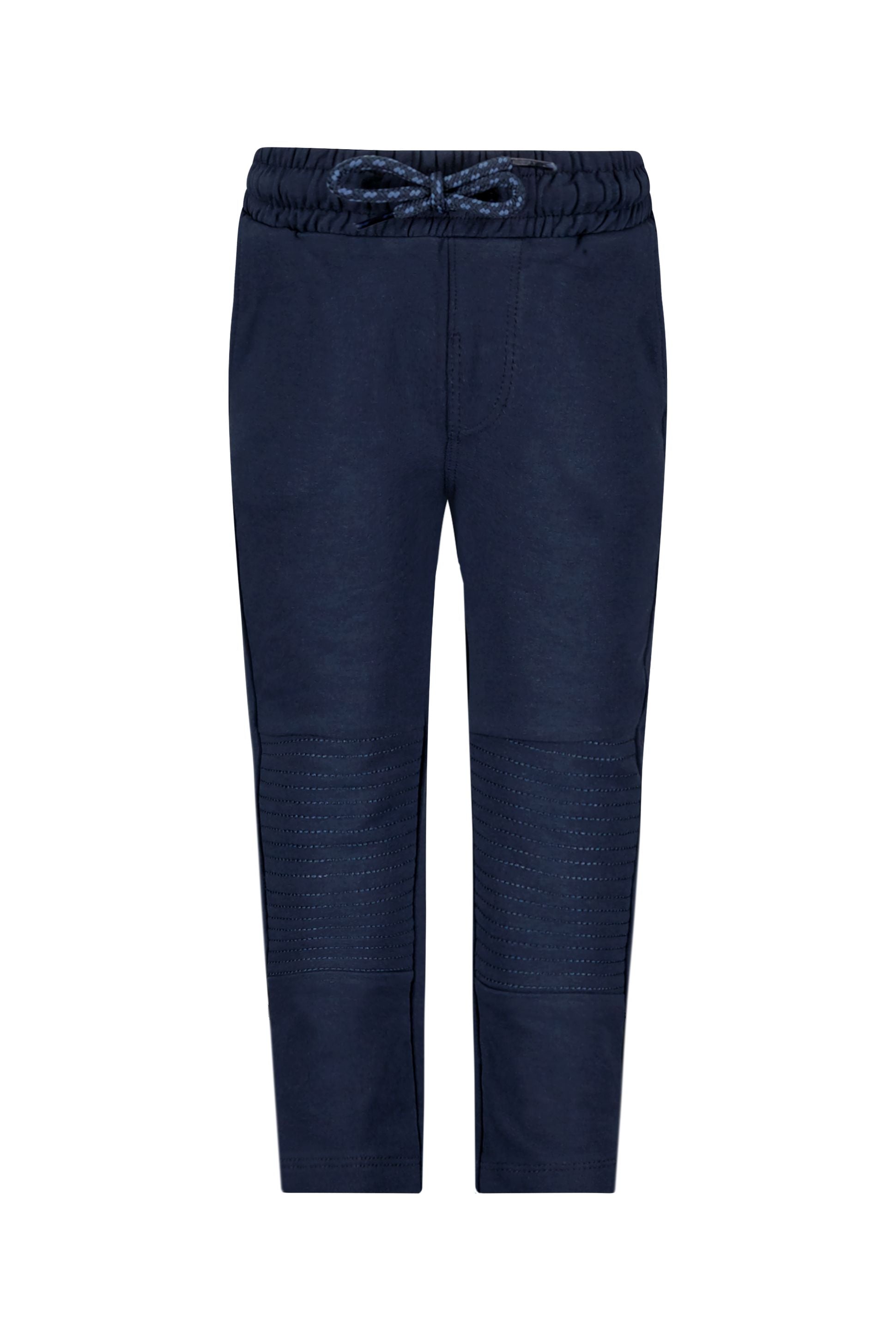 Mini boys sweat pants w/ folded knee parts